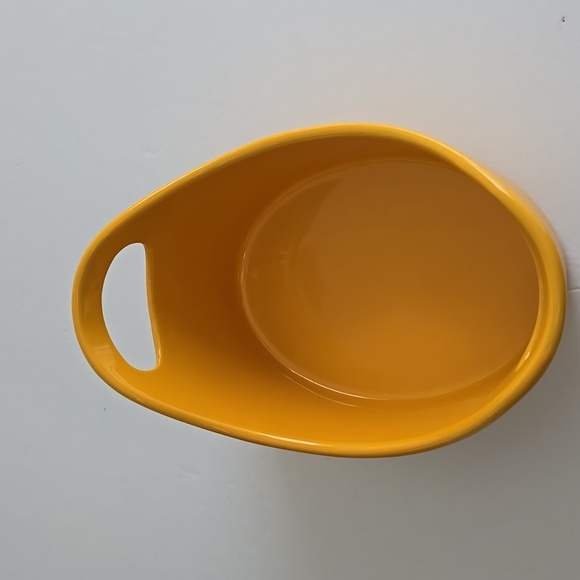 Rachael Ray Stoneware Open Baker Yellow Extra Wide Handles 2 Quart - Picture 7 of 16